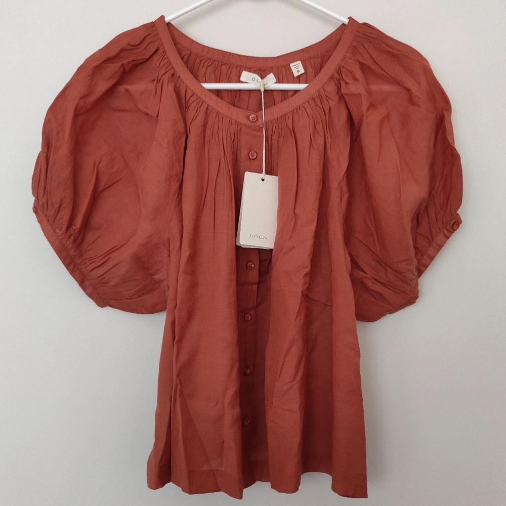 Doen June Top in Tierra